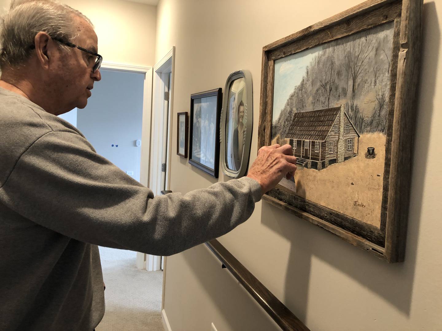 The apartment Charlie Farley and his wife, Linda, are set to move into already has family photos on the walls as of Thursday, Feb. 23, 2022. The couple will be among the first Cedarhurst of McHenry residents.