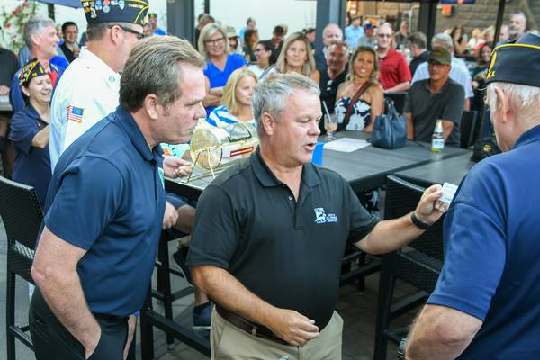 Geneva American Legion takes in $16K, mayors poke fun at each other in Keep Vets Cool raffle drawing