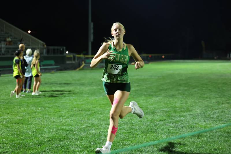 Bishop McNamara's runs during the All-City cross country meet at Bishop McNamara on Wednesday, Sept. 17, 2025.