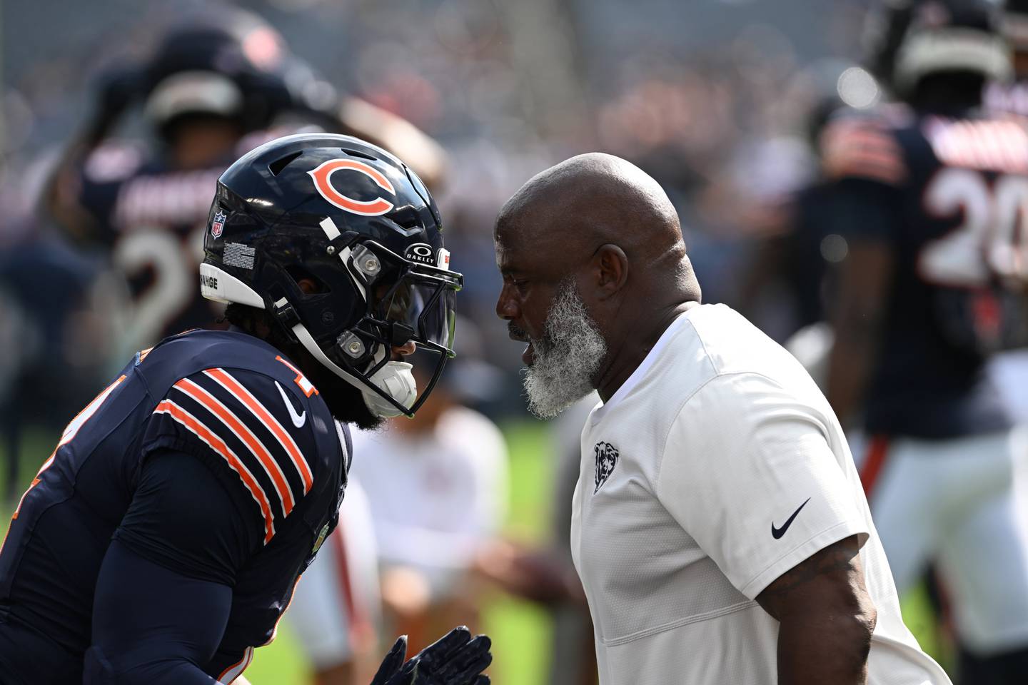 Chicago Bears take on the Dallas Cowboys, Sunday, September 21, 2025, in Chicago, Illinois.