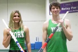 Track and field notes: York vaulters Gavin Schaer, Lainey Paul have record-breaking weekend