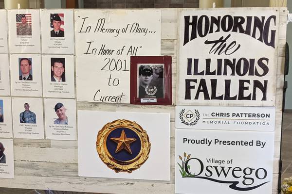 Illinois Fallen Wall memorial coming to Kendall County building in Yorkville