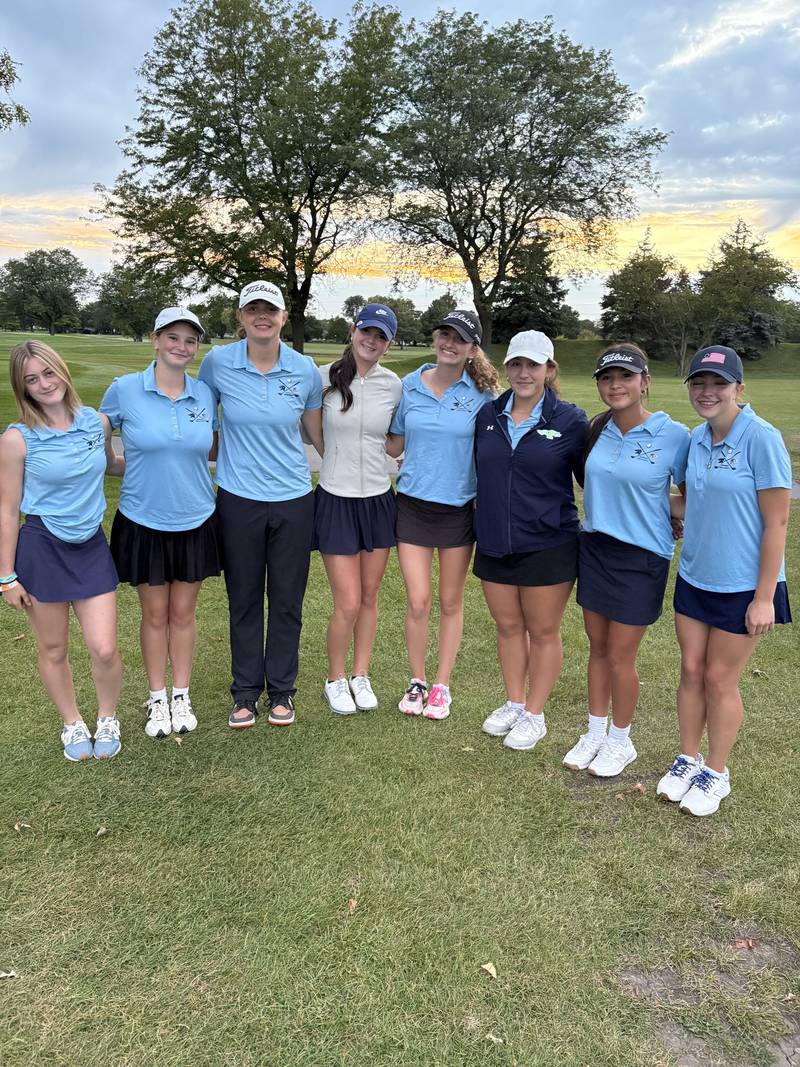 Oswego Co-Op girls golf shot a program record 150 on Tuesday, Sept. 9, 2025.