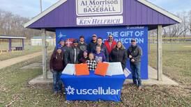 UScellular donates $1,500 worth of sports equipment to Dixon’s Al Morrison Baseball League 
