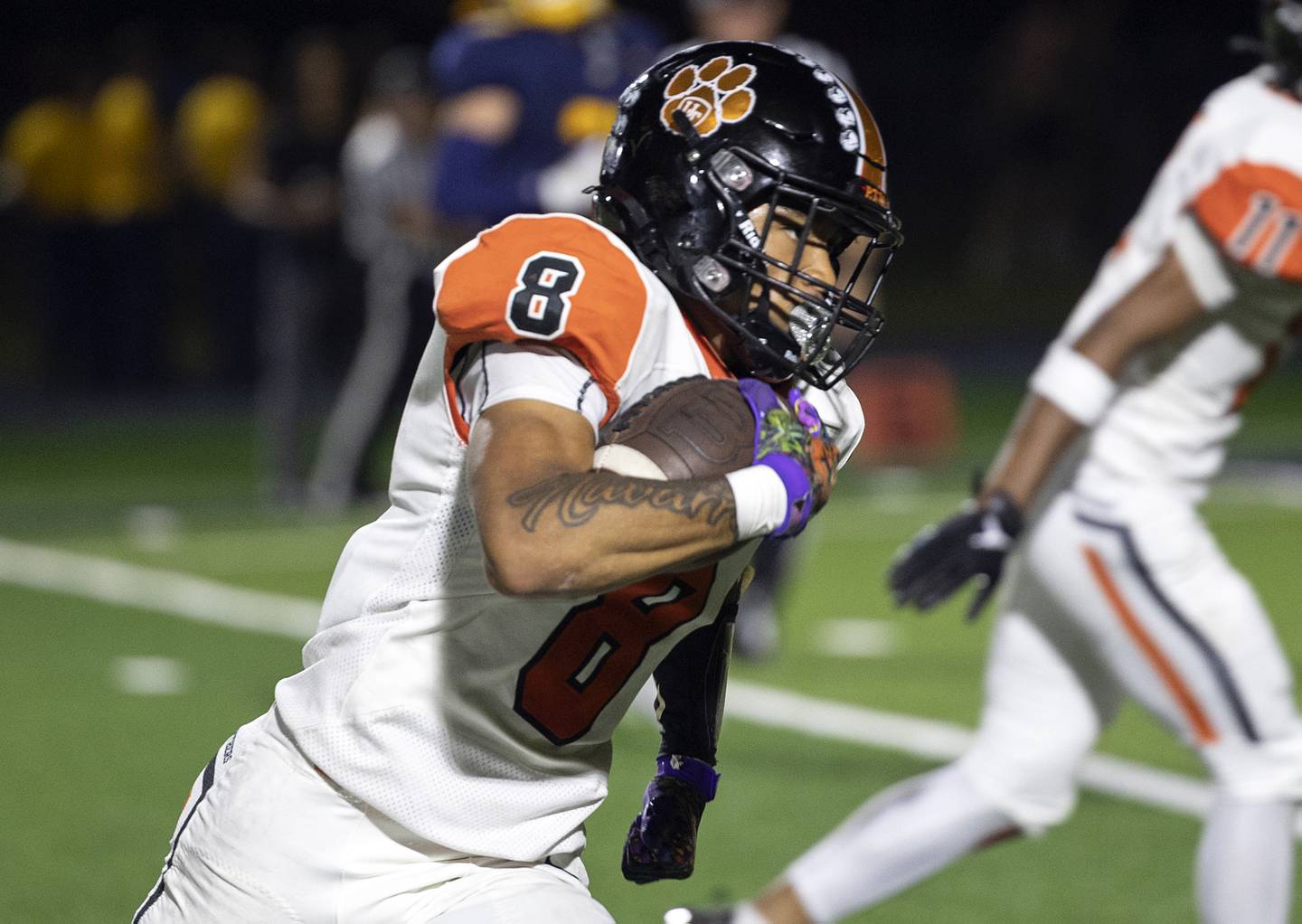 United Township’s Isaiah Navarrete runs against Sterling Friday, Sept. 13, 2024, at Sterling High School.