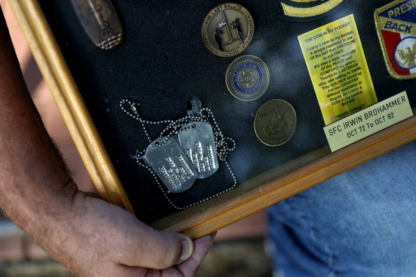 Army veteran Irwin Brohammer is the commander of the Batavia American Legion Post. Brohammer served in Germany for 19 years, guarding nuclear warheads.