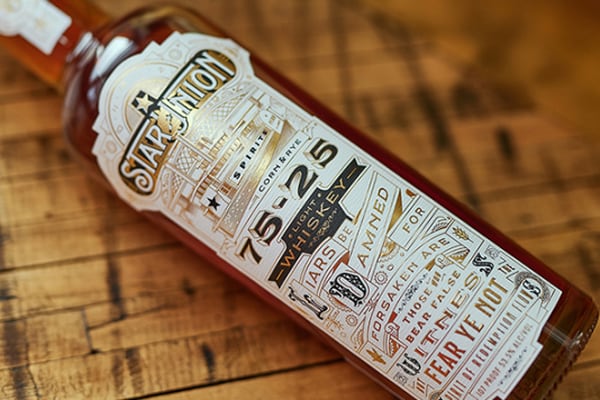 Star Union Spirits whiskey awarded best in class