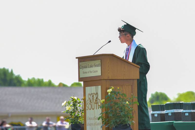 Crystal Lake South High School's class of 2026 graduates on May 16, 2026.