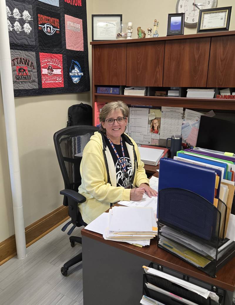 A Marseilles native, Trisha Modeen is a Navy veteran who is a nurse at Ottawa High School and is involved in the Quilts of Valor Foundation.