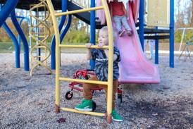 Bedford’s playground taking shape at Grace Christian Academy