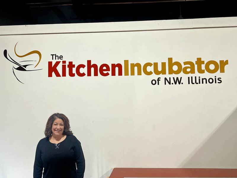 Greater Sterling Development Corp. Business Manager Krista Morthland stands inside The Kitchen Incubator of NorthWest Illinois at 1741Industrial Dr. in Sterling.