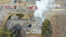 Photos: Garage fire erupts in Peru