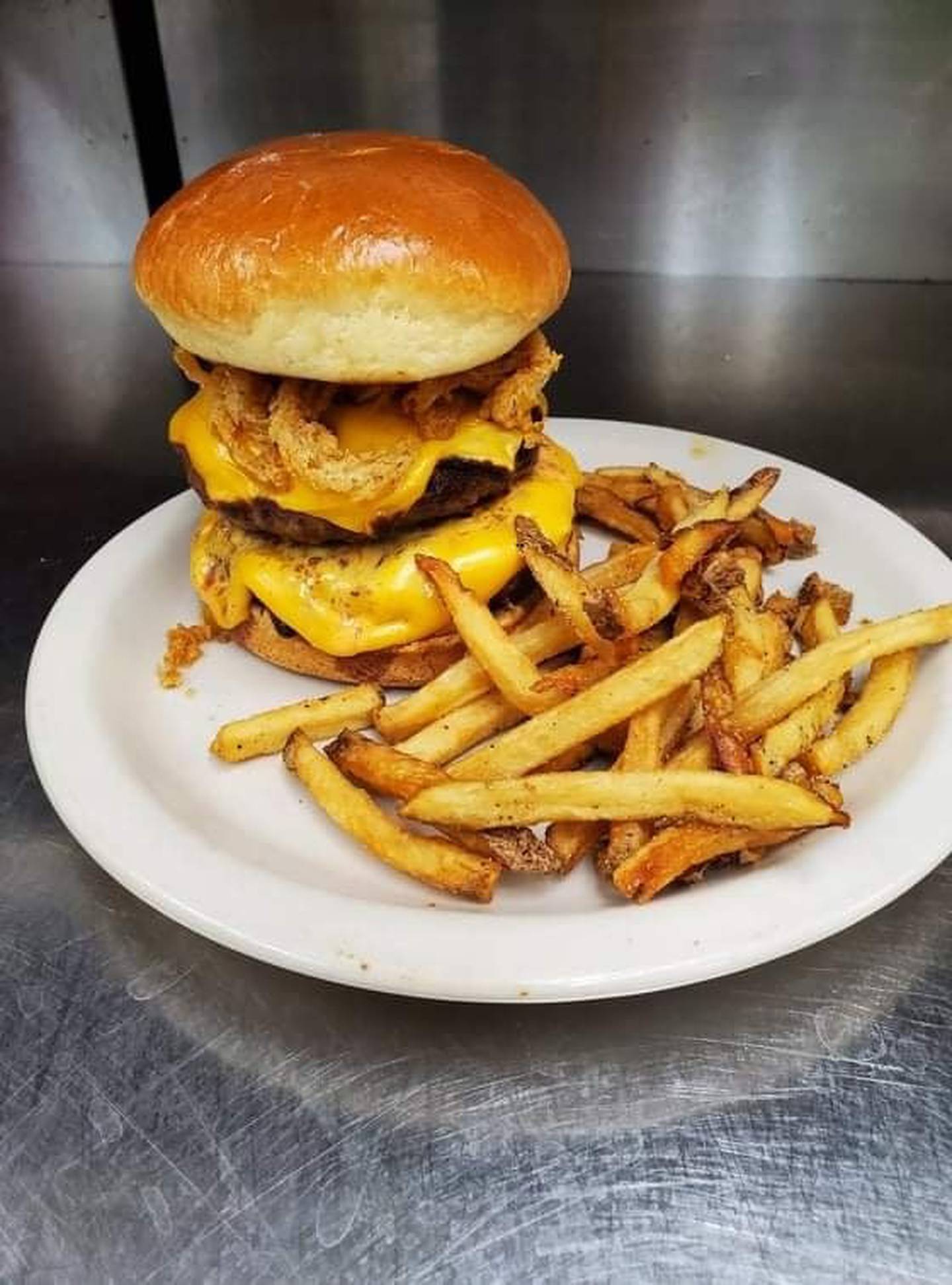 Goal Line Sports Bar and Grill in Crystal Lake was voted one of the best burger places in McHenry County by readers in 2021. (Photo from Goal Line Sports Bar and Grill Facebook page)