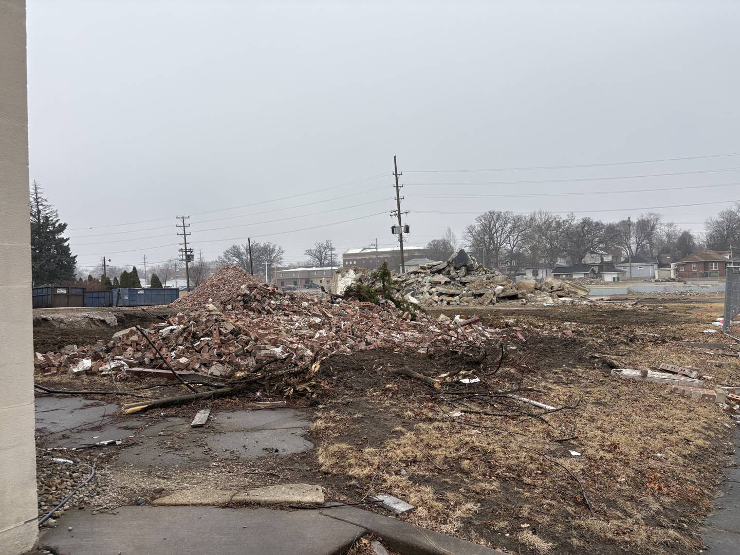 Only the main church remains at the former Immaculate Conception site, with all adjacent buildings removed as part of Beck’s redevelopment project.