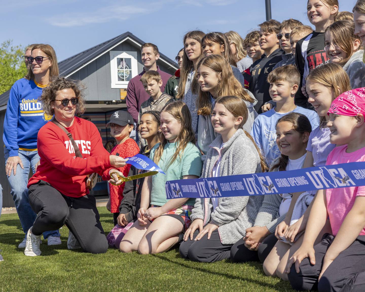 Along with the ribbon cutting ceremony for Market On Mill, the Lemonade Day group had their own ribbon cutting on May 3, 2025 in Utica, Illinois.