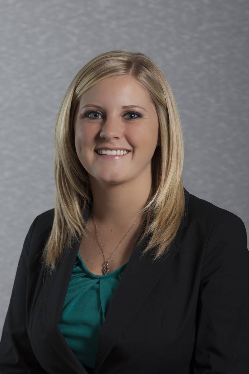 Ashley Speed, the new Vice President of Grundy Bank