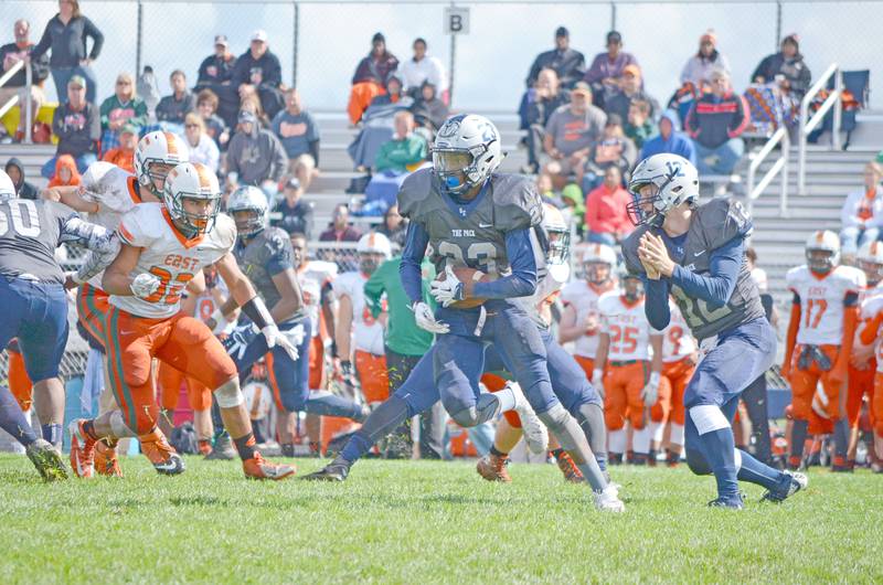 Football Oswego East fumbles game Shaw Local
