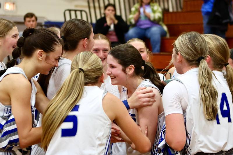 Princeton senior Camryn Driscoll became the sixth 1,000-point scorer in program history, scoring 17 points in Monday's 54-17 win over Henry-Senachwine at Prouty Gym.