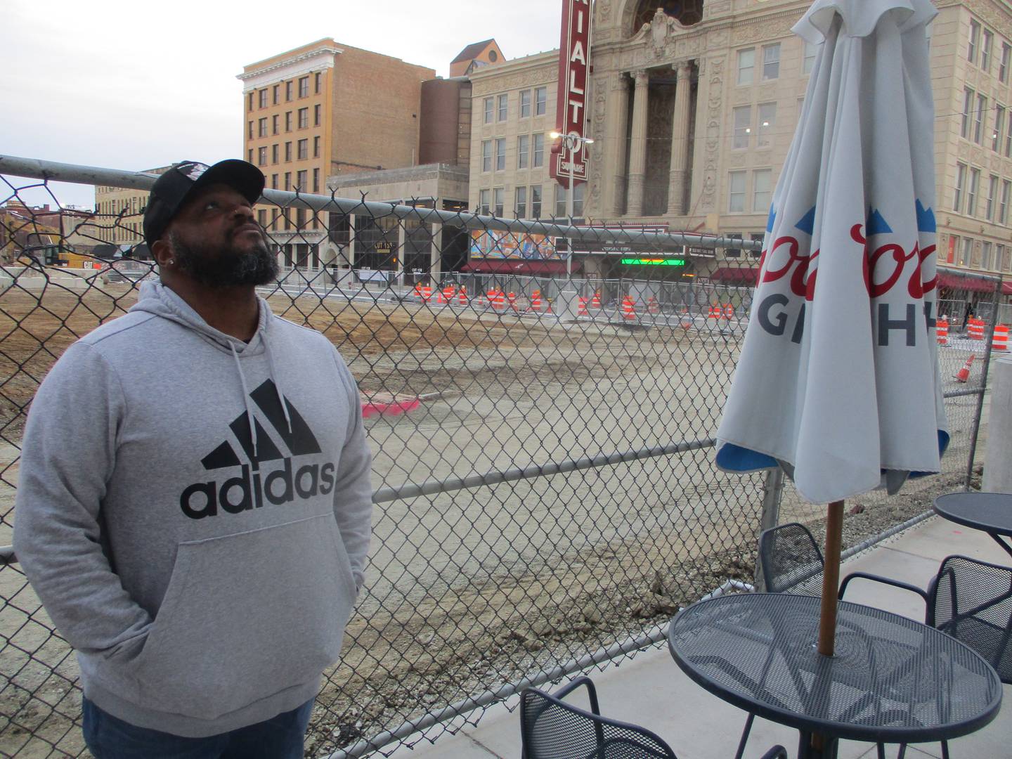 Marzell L. Richardson III has high hopes for the future of his Richardson's Downtown Sports Bar and Grill, especially with its proximity to the future city square now under construction in downtown Joliet. Dec. 18, 2024