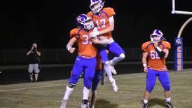 Ben Kleba, Cody Cravatta interceptions help Genoa-Kingston survive 56-38 shootout against North Boone