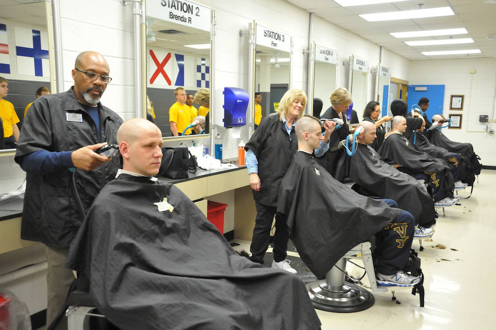 RTC barbers at the cutting edge of boot camp Shaw Local