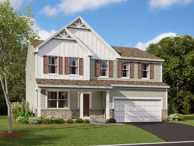 An image of a home that will be available at Becketts Landing, a new subdivision in South Elgin by builder M/I Homes.