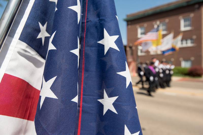 St. Charles Memorial Day Parade process along Main Street on Monday, May 29, 2023.