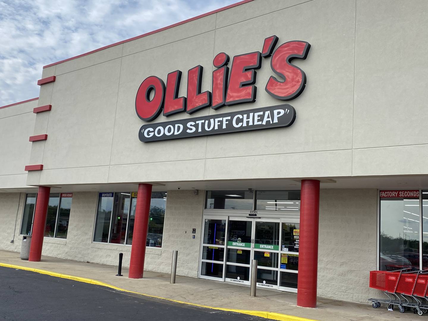 Ollie's Bargain Outlet, 2350 Sycamore Road Suite E, DeKalb, is now open. Shown here on July 20, 2024.