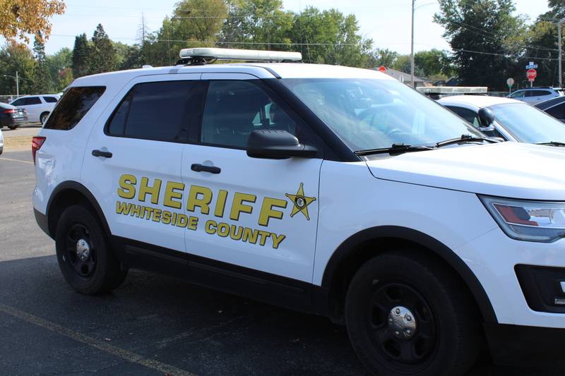 Whiteside County Sheriff's patrol car.