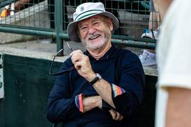 Photos: Bill Murray on hand for Joliet Slammers hot dog drop