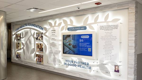 CGH Health Foundation unveils new donor wall 