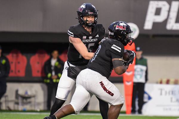 Choosing violence: NIU runs 57 times, tops 300 yards in reclaiming Bronze Stalk