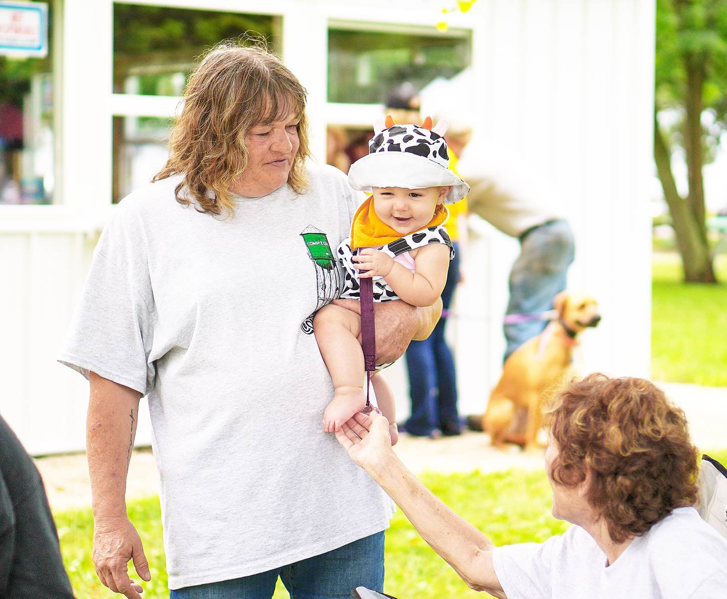 Compton village president Candy Jonsson greets attendees during the town’s 150th anniversary celebration – its sesquicentennial – on July 19-20 with a craft show, kids activities, bags tournament, time capsule arrangement, cake walk, a display of local history, Lions Club lunch and dinner, live music and the dedication of one of its parks to late village president Donald “Doc” Swope.