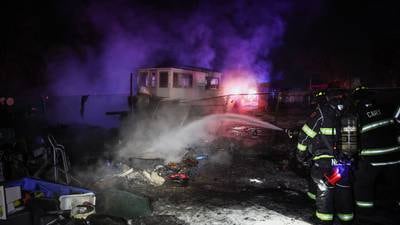 Garbage fire cause of reported blast near Cary; chief praises crews’ work in extreme cold