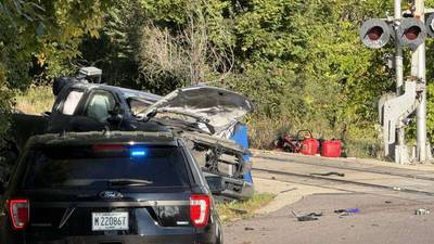 One dead, two injured after train collides with landscaping truck in Elgin