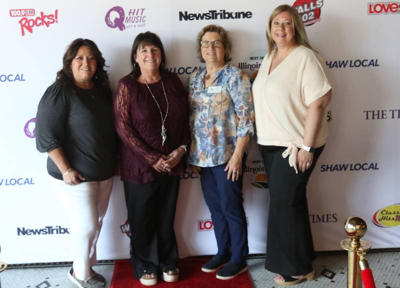 The staff of Illinois Valley Public Action to Deliver Shelter (PADS) poses for a photo during the second annual Best of the Illinois Valley event on Thursday at the Auditorium Ballroom in La Salle.