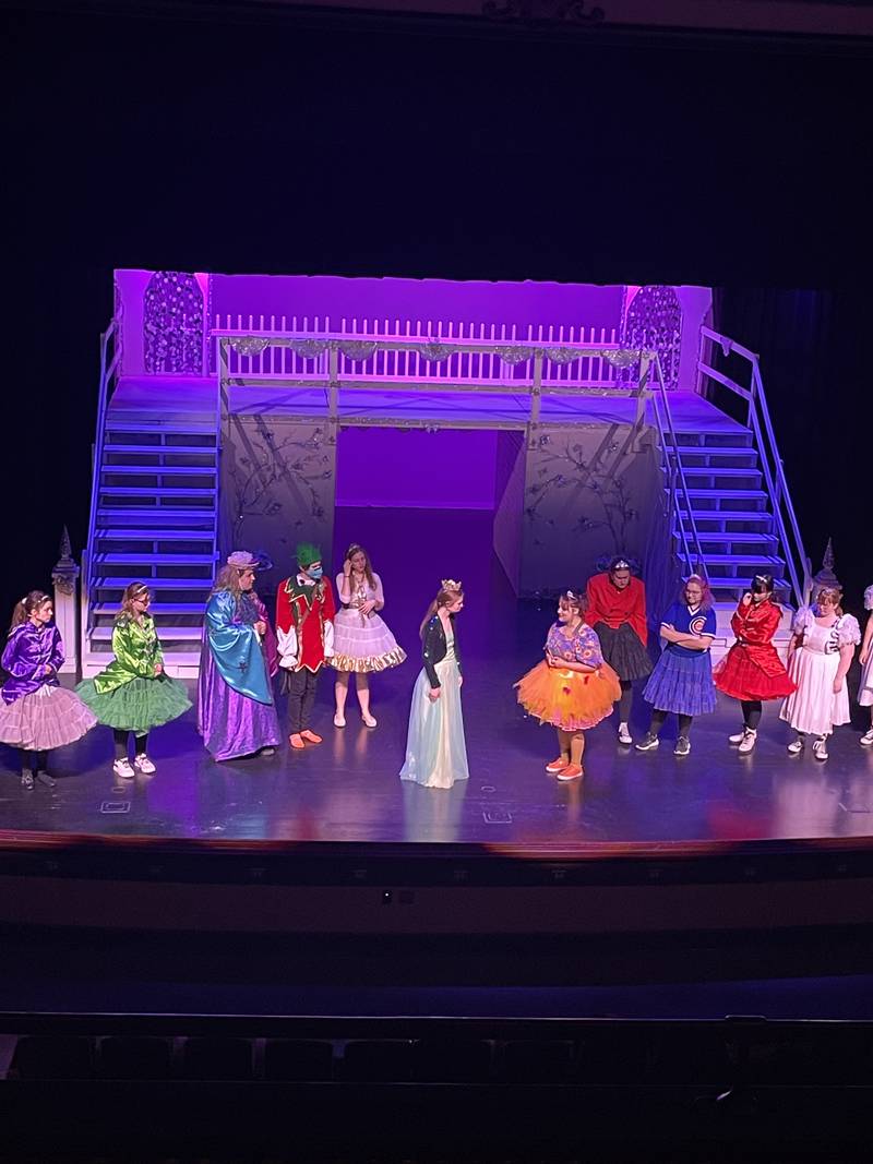 Ottawa High School students rehearse “Twelve" for performances scheduled Friday, April 29, and Saturday, April 30, at the school's auditorium.