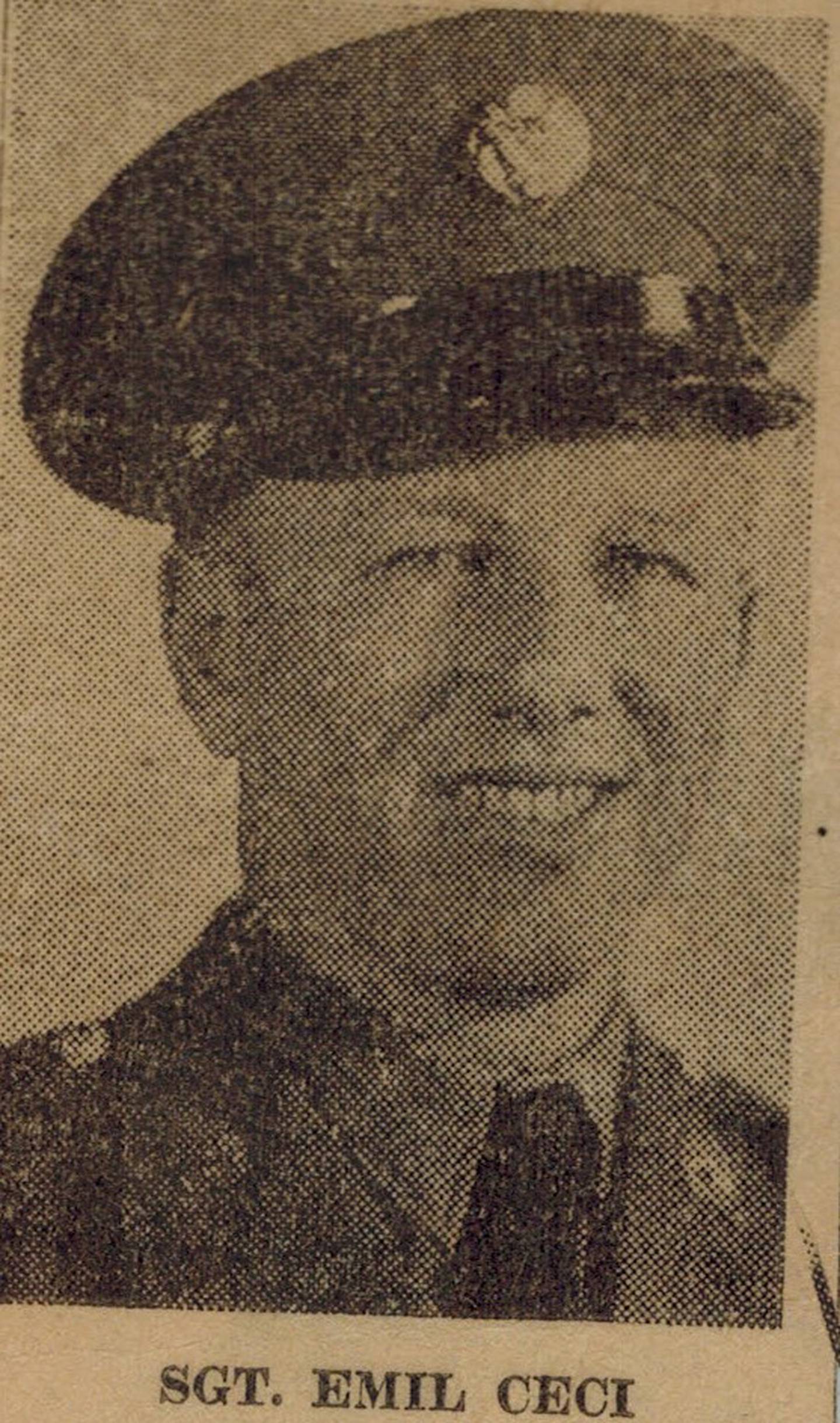 Emil Ceci was one of five brothers that served in the Army during World War II. This photo ran in The Herald-News with an announcement that he was killed in action, according to his nephew Robert Ceci of Joliet.