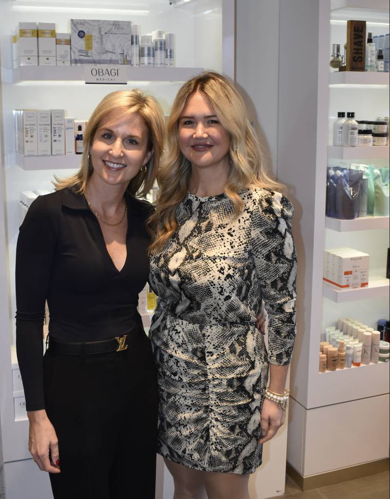Salon Hype owner Carissa Porter (left) teamed with Victoria Senyk, owner of Aesthetics Temple, to offer med spa services at salons in La Grange and Burr Ridge.
