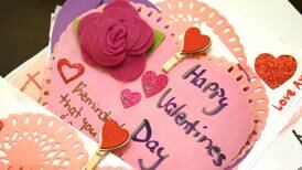 Make valentines for seniors at La Salle Public Library