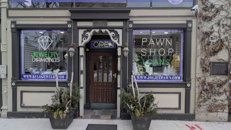 Kula's Jewelry & Loan is seen on Thursday, Dec. 19, 2024 at 174 N. Chicago St., Joliet.
