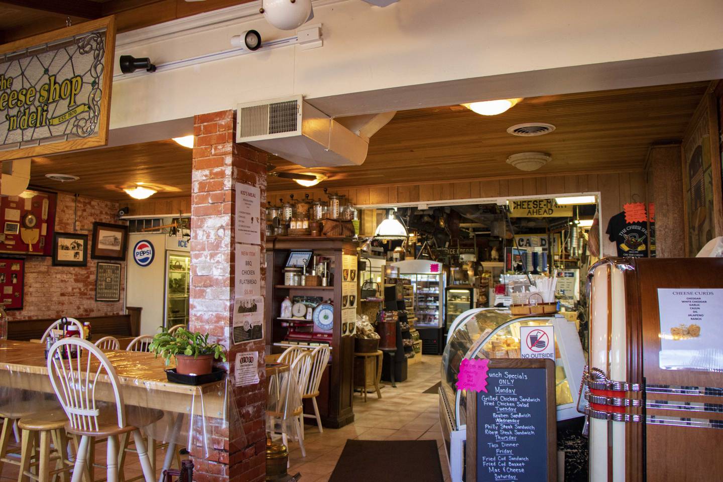 The Cheese Shop ‘n’ Deli is located at
1219 Fulton St., Ottawa.