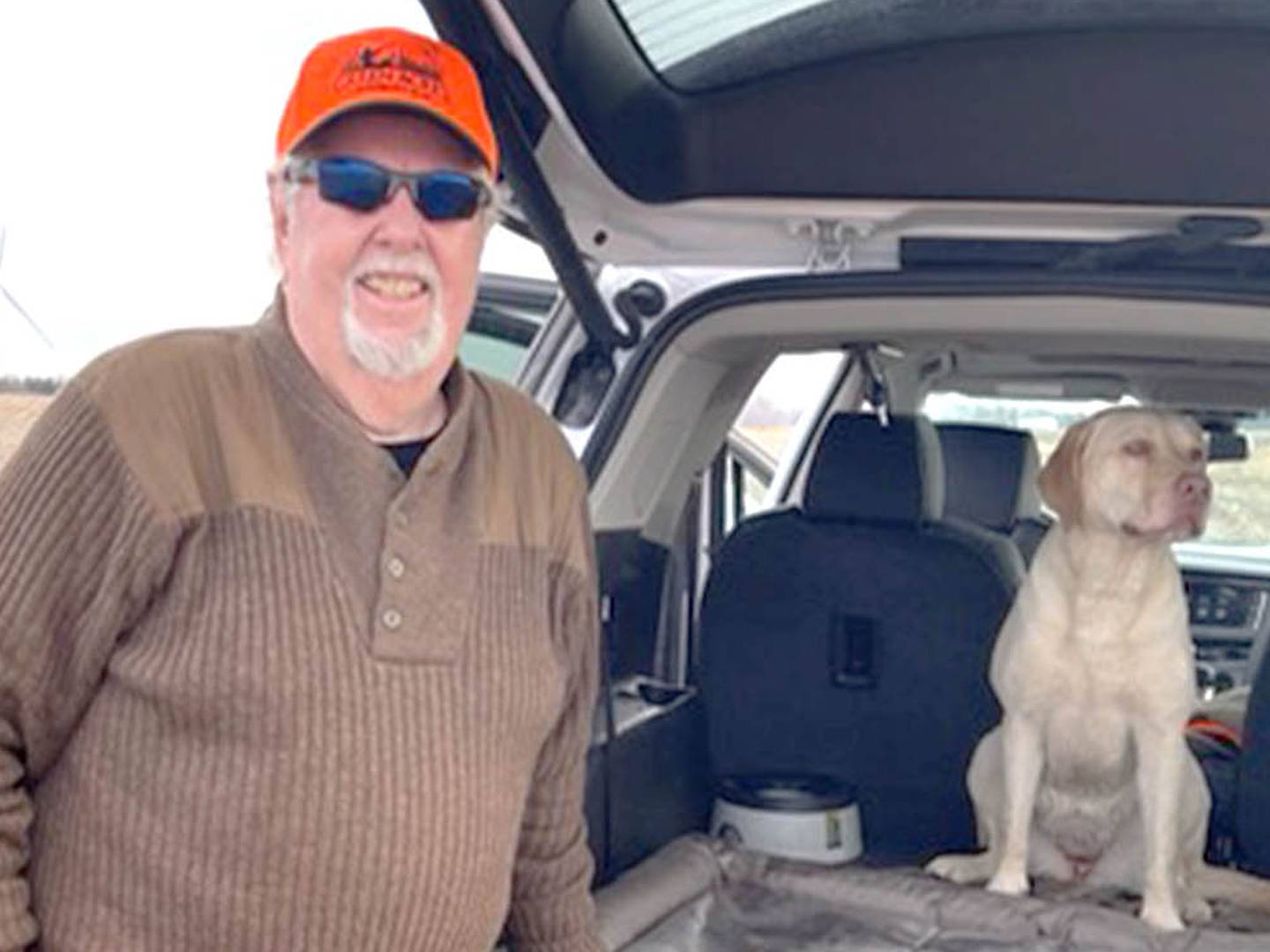 Larry Finn, co-owner of Pizza Villa in DeKalb, is shown shortly before he died unexpectedly on Tuesday, Dec. 14, 2021 at age 76. Finn had been pheasant hunting in Princeton, Illinois, before he died. (Photo provided by CJ Finn).