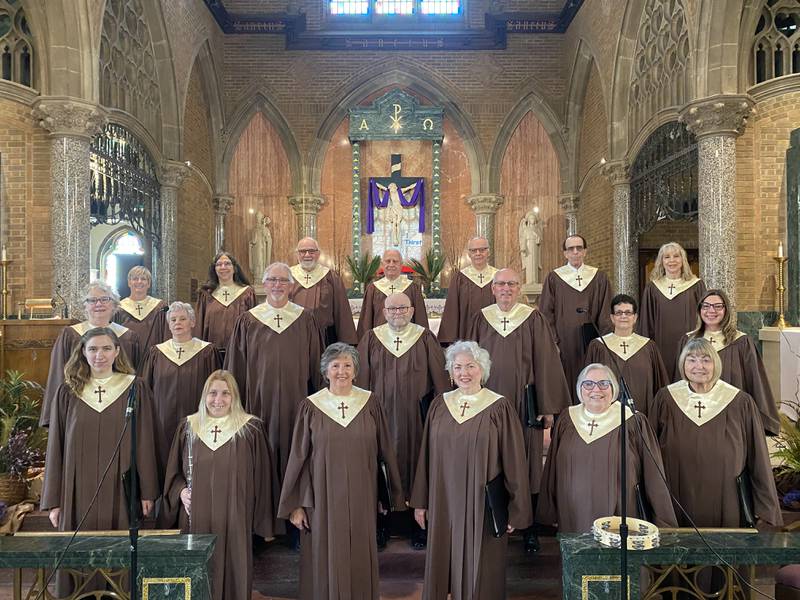 The Prairie Singers performing during the Christmas season. They will be performing again during Lent.