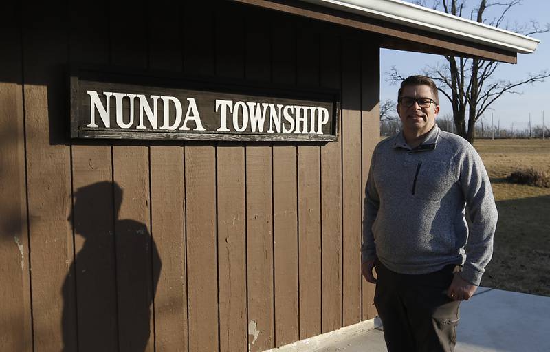 Mike Shorten , who was recently was elected as supervisor of Nunda Township, on Wednesday, Feb. 26, 2025, at Nunda Township Hall.