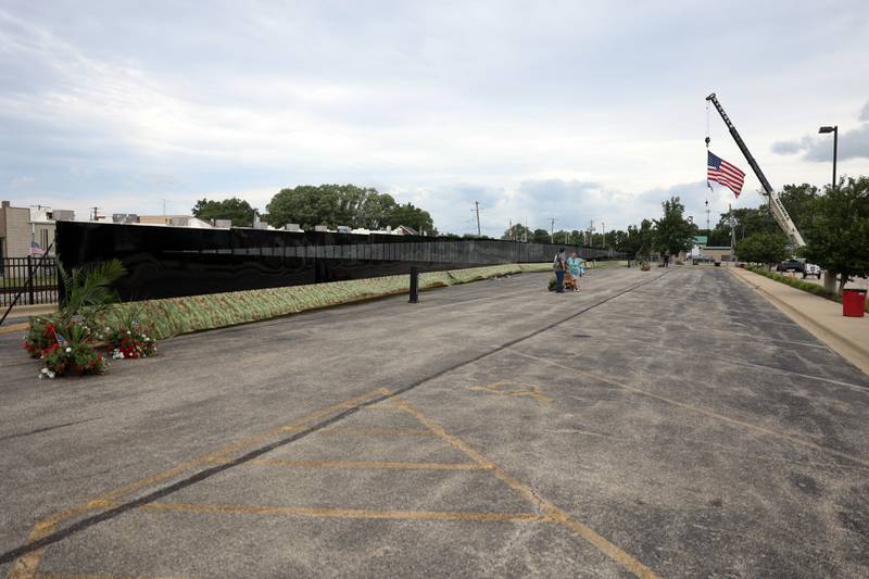 The Vietnam Moving Wall makes a stop in Manhattan on Saturday, July 1st, 2023.