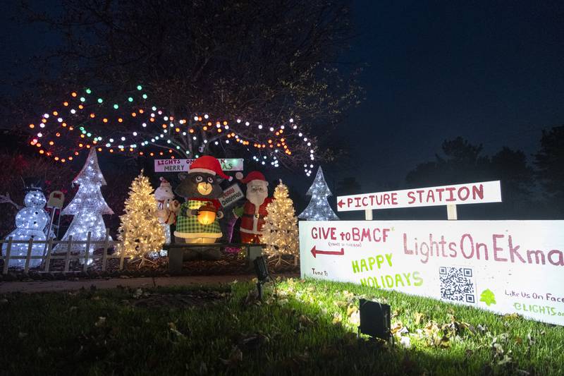 The Foy family decorates their home for Christmas every year with different light displays that sync with music on an FM radio channel. This year they will be featured on ABC's The Great Christmas Light Fight for their display on 969 Ekman Drive in Batavia.