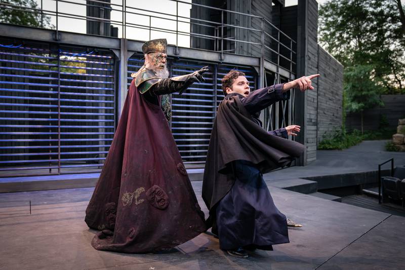 David Daniel (from left) & Nate Burger, Hamlet, 2022. Photo Liz Lauren.