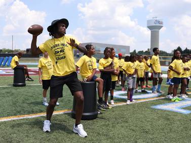 Jyaire Hill returns to Kankakee for second annual Suga Summer Camp