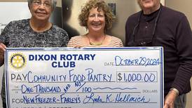 Dixon Rotary Club donates to local food security programs